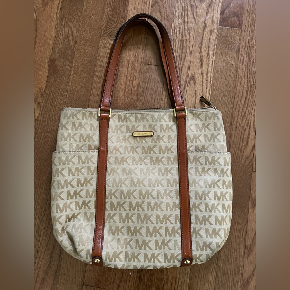 Michael Kors tan/brown purse